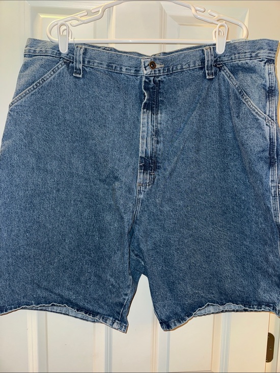 Lee Other - LEE brand Blue Denim carpenter Jean Shorts - Classic 90s Style size 42